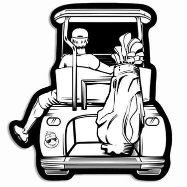 Cart Vibes Golf Cart Sticker